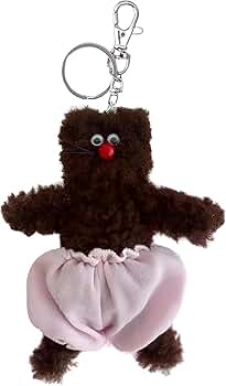 【MONAMHEE】 Monamhee Bred Keyring with Pink Pants Brown KREAM-Monamhee-Bred-Keyring-